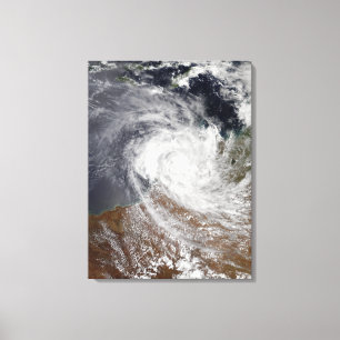 Tropical Cyclone Billy over Australia Canvas Print