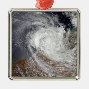 Tropical Cyclone Billy over Australia Metal Ornament
