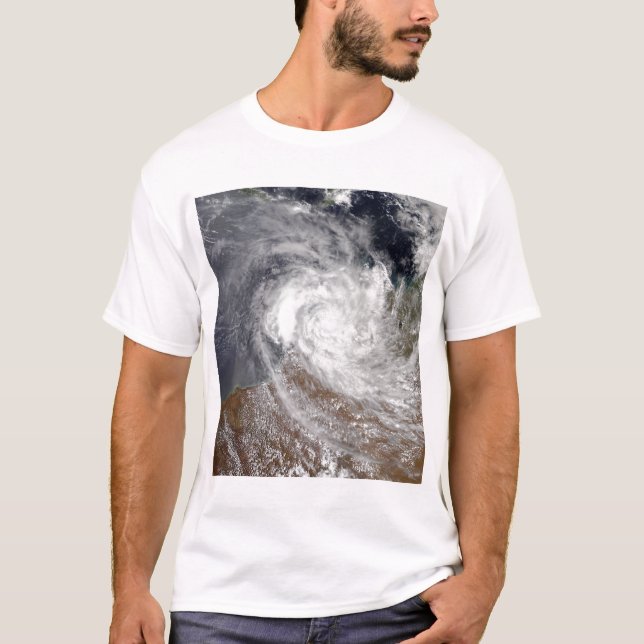 Tropical Cyclone Billy over Australia T-Shirt (Front)