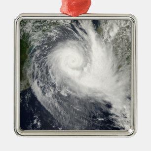 Tropical cyclone Boloetse Metal Ornament