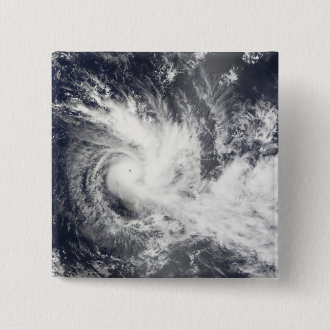 Tropical Cyclone Daman 2 Inch Square Button (Front)