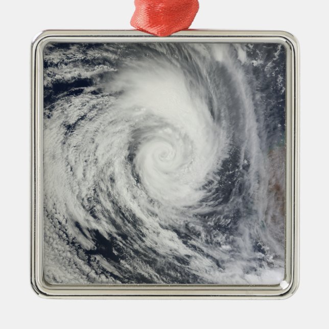 Tropical Cyclone Dianne 2 Metal Ornament (Front)