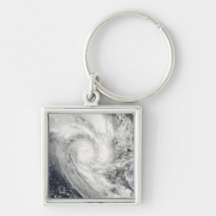 Tropical Cyclone Fanele over Madagascar Keychain