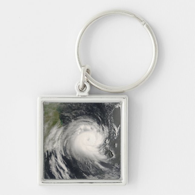Tropical Cyclone Favio approaching Mozambique Keychain (Front)