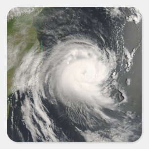 Tropical Cyclone Favio approaching Mozambique Square Sticker