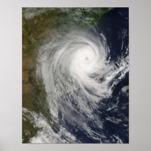Tropical Cyclone Favio over Mozambique Poster