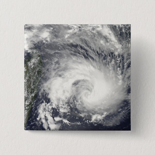 Tropical Cyclone Gael 2 Inch Square Button (Front)