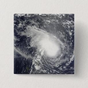 Tropical Cyclone Gael approaching Madagascar 2 Inch Square Button