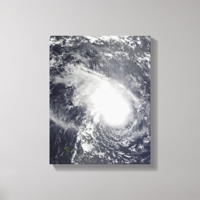 Tropical Cyclone Gael approaching Madagascar Canvas Print (Front)