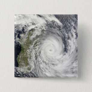 Tropical Cyclone Gael off Madagascar 2 Inch Square Button