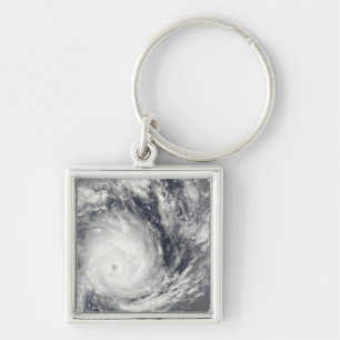 Tropical Cyclone Gael off Madagascar Keychain