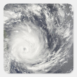 Tropical Cyclone Gael off Madagascar Square Sticker