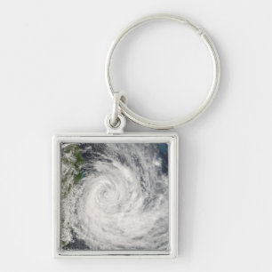 Tropical Cyclone Gamede off Madagascar Keychain