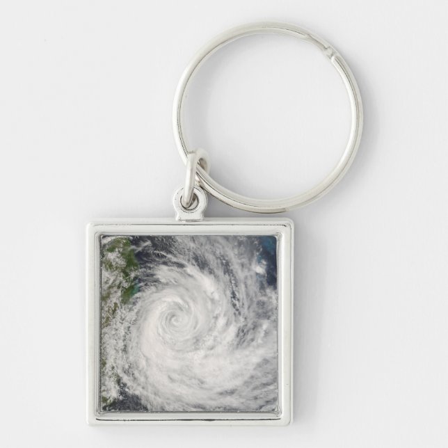 Tropical Cyclone Gamede off Madagascar Keychain (Front)