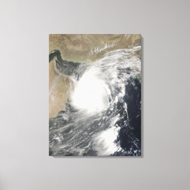 Tropical Cyclone Gonu in the Arabian Sea Canvas Print (Front)