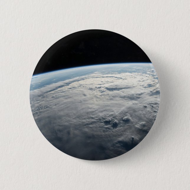 Tropical Cyclone Idai Above The Coast Of Africa. 2 Inch Round Button (Front)