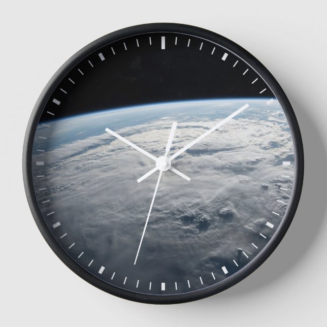 Tropical Cyclone Idai Above The Coast Of Africa. Clock (Front)