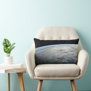 Tropical Cyclone Idai Above The Coast Of Africa. Lumbar Pillow