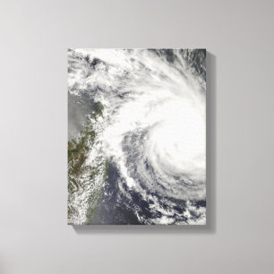 Tropical Cyclone Ivan approaching Madagascar Canvas Print