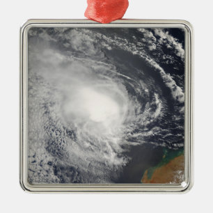 Tropical Cyclone Jacob approaching Australia Metal Ornament