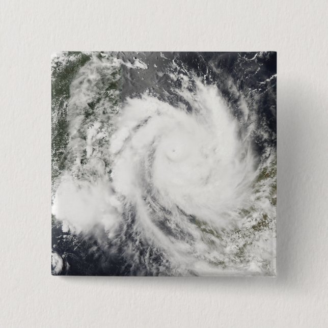 Tropical Cyclone Jokwe 2 Inch Square Button (Front)