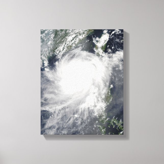 Tropical Cyclone Linfa Canvas Print (Front)