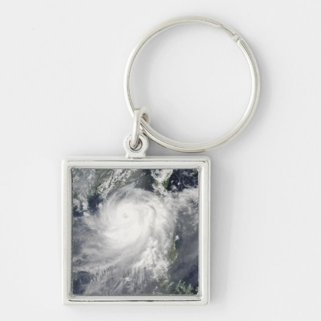 Tropical Cyclone Linfa Keychain (Front)