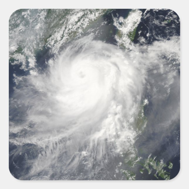 Tropical Cyclone Linfa Square Sticker (Front)
