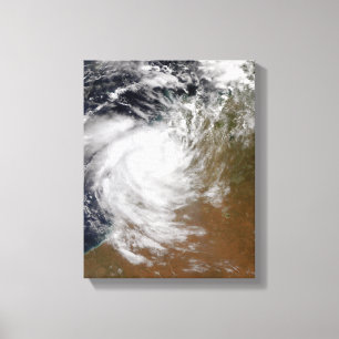 Tropical Cyclone Magda coming ashore in Austral Canvas Print