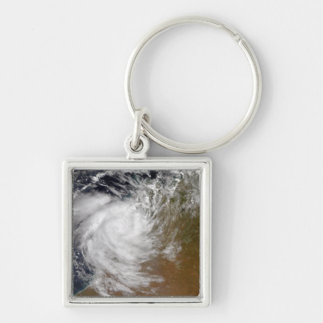 Tropical Cyclone Magda coming ashore in Austral Keychain (Front)