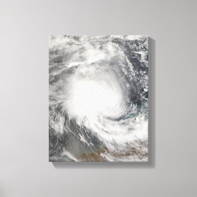 Tropical Cyclone Nicholas approaching Australia Canvas Print (Front)