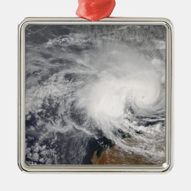 Tropical Cyclone Nicholas off Australia Metal Ornament (Front)