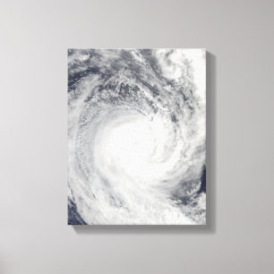 Tropical Cyclone Oli off the coast of Tahiti Canvas Print