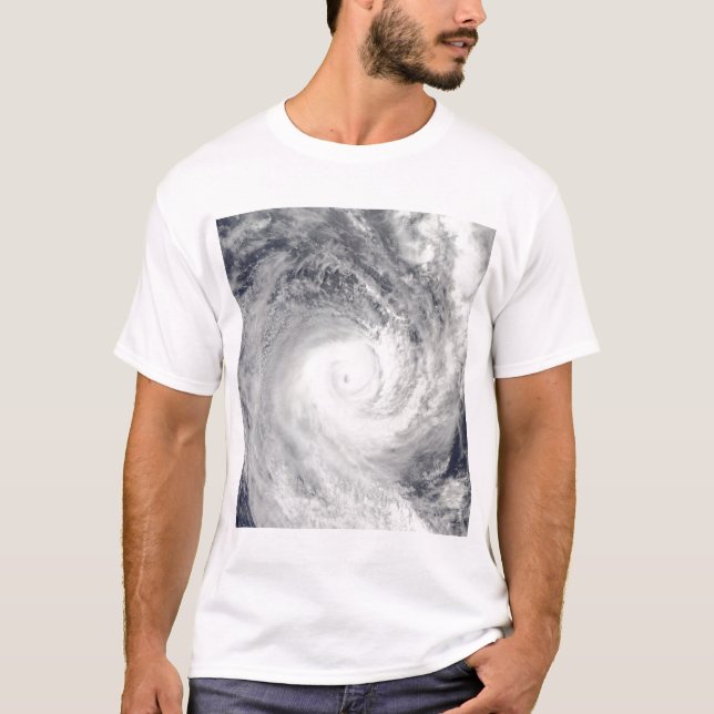 Tropical Cyclone Oli off the coast of Tahiti T-Shirt (Front)