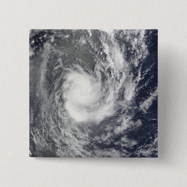 Tropical Cyclone Pat 2 Inch Square Button (Front)