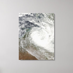 Tropical Cyclone Paul over Australia 2 Canvas Print