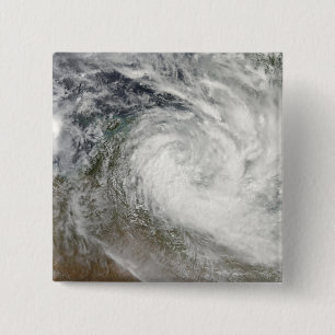 Tropical Cyclone Paul over Australia 2 Inch Square Button