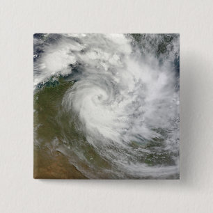 Tropical Cyclone Paul over Australia 2 Inch Square Button