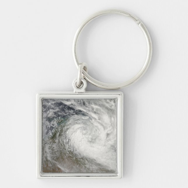 Tropical Cyclone Paul over Australia 2 Keychain (Front)
