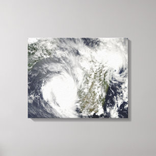 Tropical Cyclones Eric and Fanele 2 Canvas Print