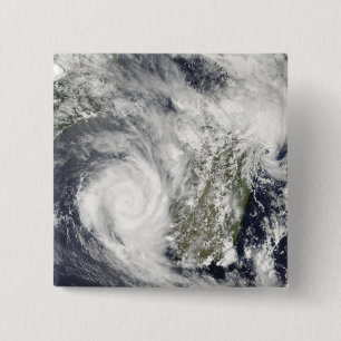 Tropical Cyclones Eric and Fanele 2 Inch Square Button