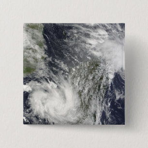 Tropical Cyclones Eric and Fanele 2 Inch Square Button