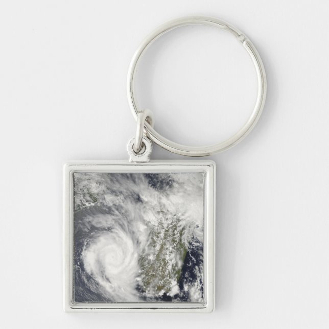 Tropical Cyclones Eric and Fanele 2 Keychain (Front)