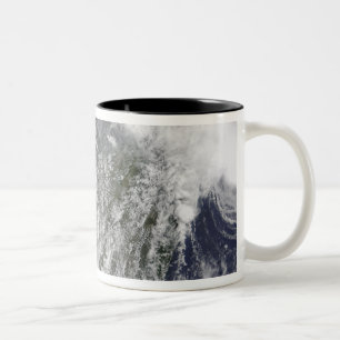 Tropical Cyclones Eric and Fanele Two-Tone Coffee Mug