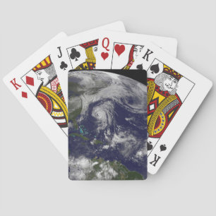 Tropical Cyclones Katia, Lee, Maria And Nate. Playing Cards