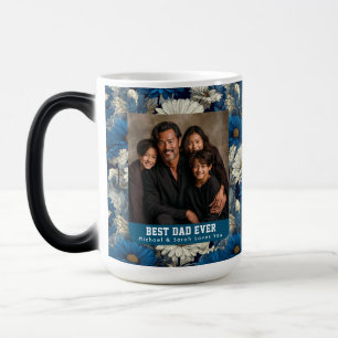 Tropical Daisy First Time Dad Photo Iced Coffee Magic Mug