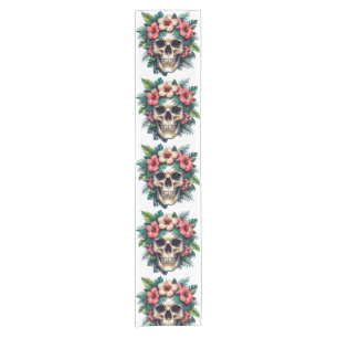 Tropical Decay: Bloom & Bone Short Table Runner