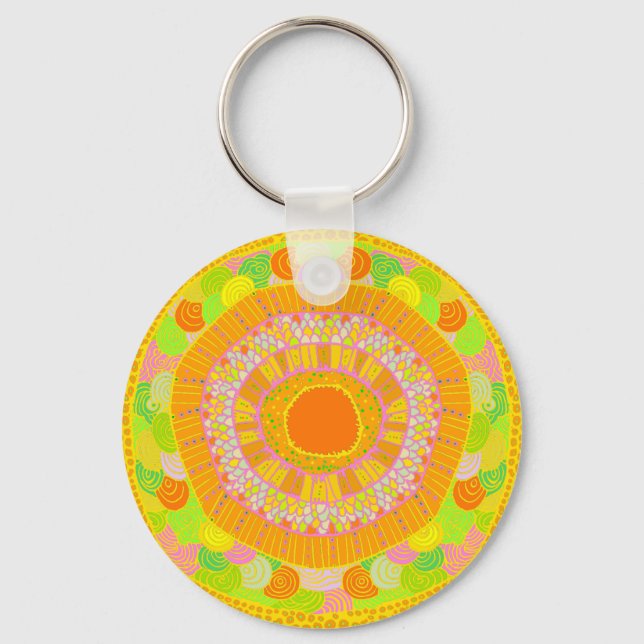 Tropical Del Sol - Arizona sun Keychain (Front)