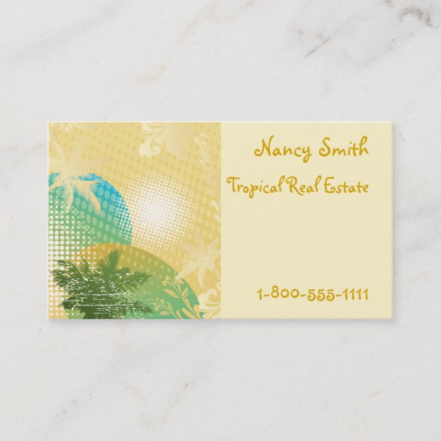 Tropical Delight Business Card (Front)