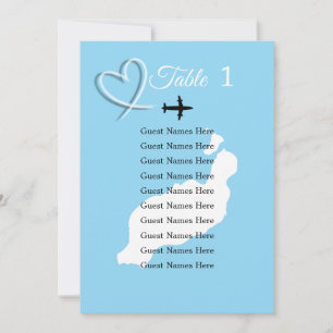 Tropical Destination Lanzarote Spain Beach Wedding Invitation